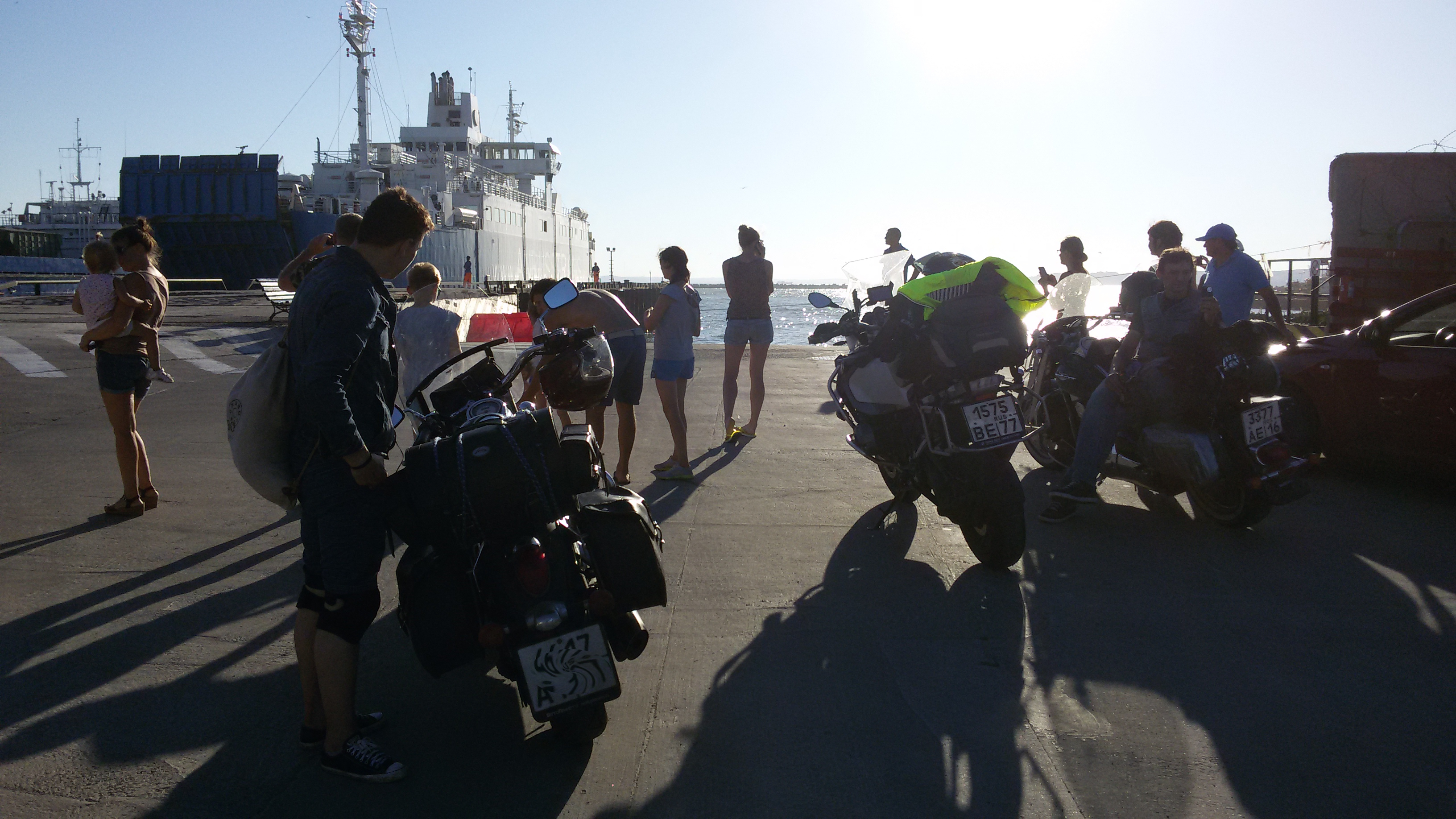 Перед паромом